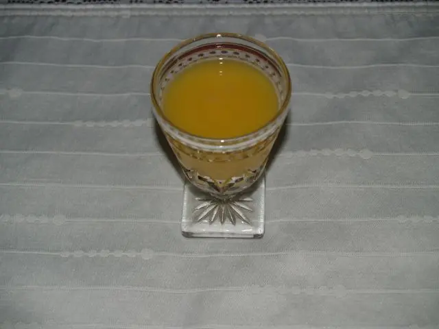 McMullen House Bed & Breakfast Orange Juice.